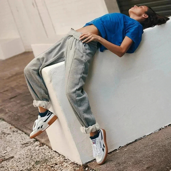 NWT Free People Sprint To The Finish Pants Sweatpants Joggers Baggy FP Movement - Picture 13 of 14